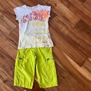 Nike Shirt and The Children’s Place cargo pants size 5